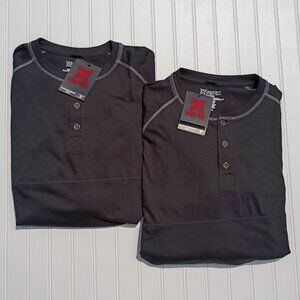 VERTX Long Sleeve Pullover Shirt Mens XL XLarge Action Weaponguard Henley Black